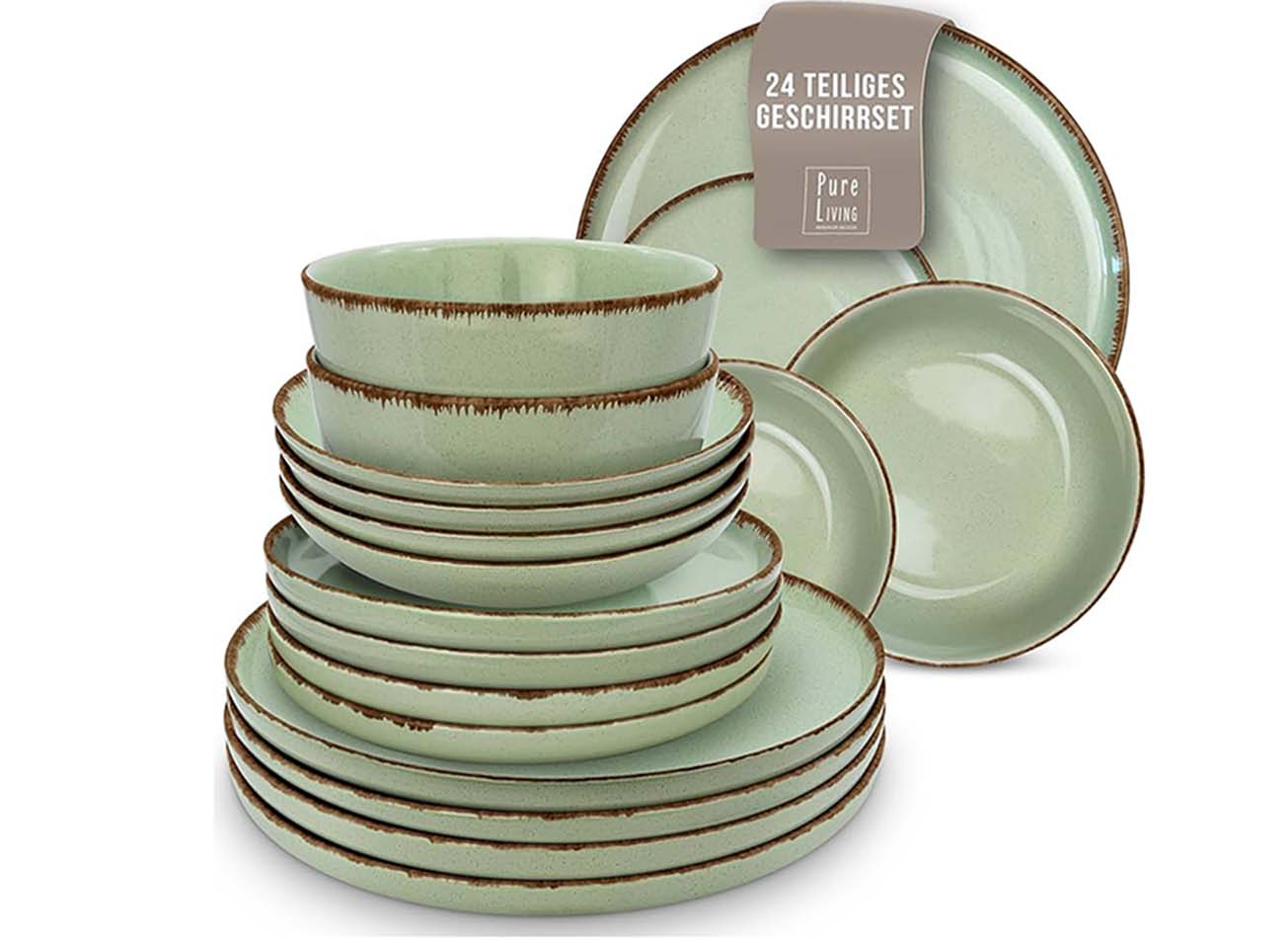 A Refined Choice from Pure Living: Ibiza Stoneware Dinnerware Collection, Adding Unique Elegance to the Dining Table