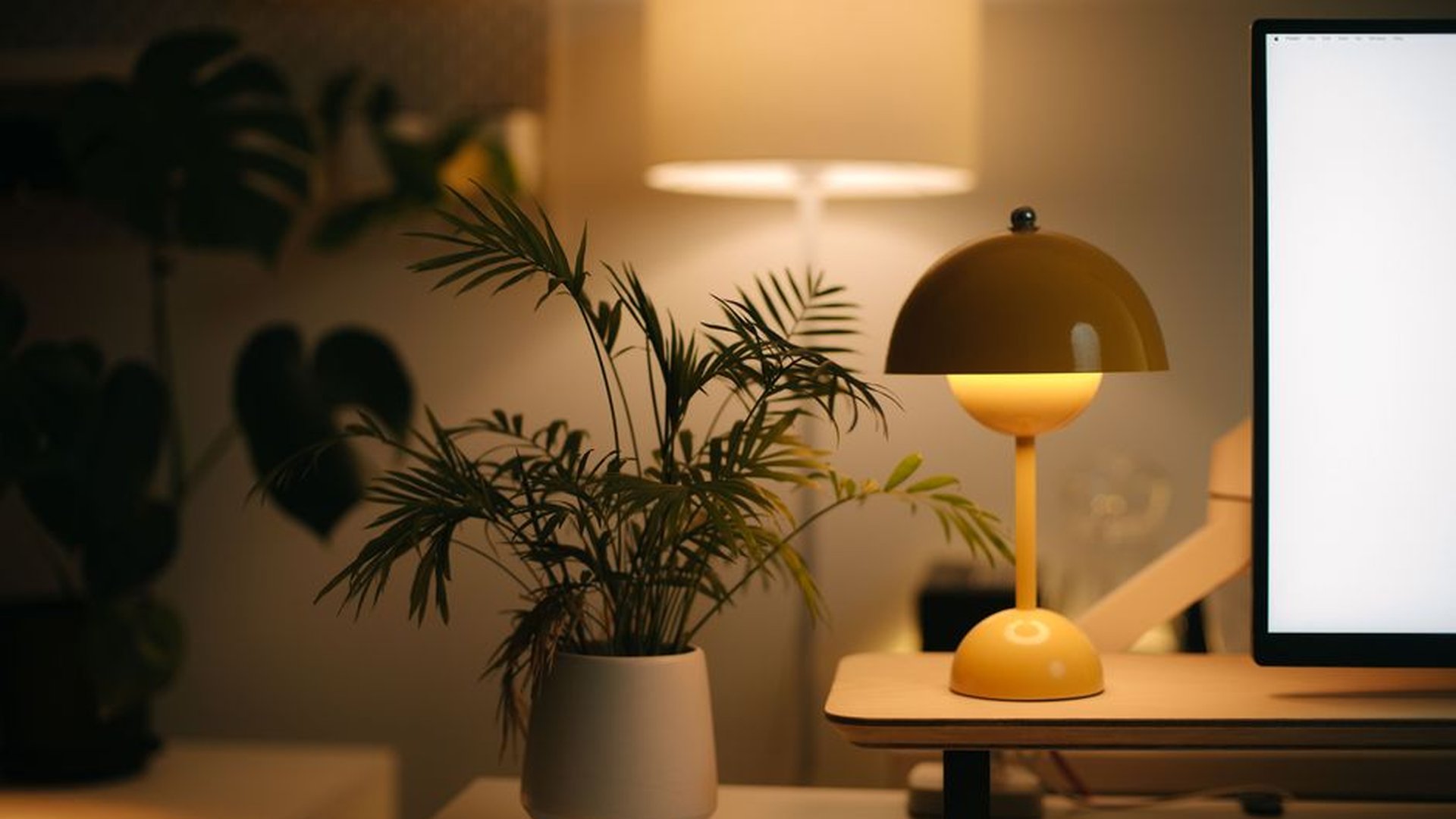 soft layered lighting interior office space warm a