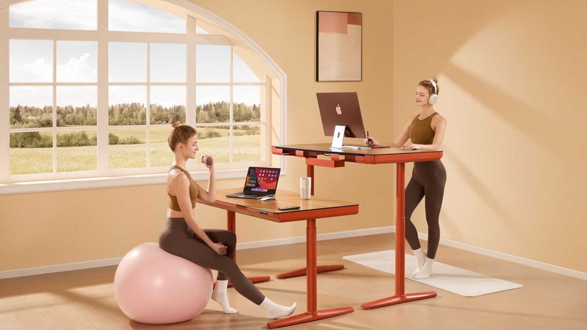 standing desk electric height adjust $400 desk wit